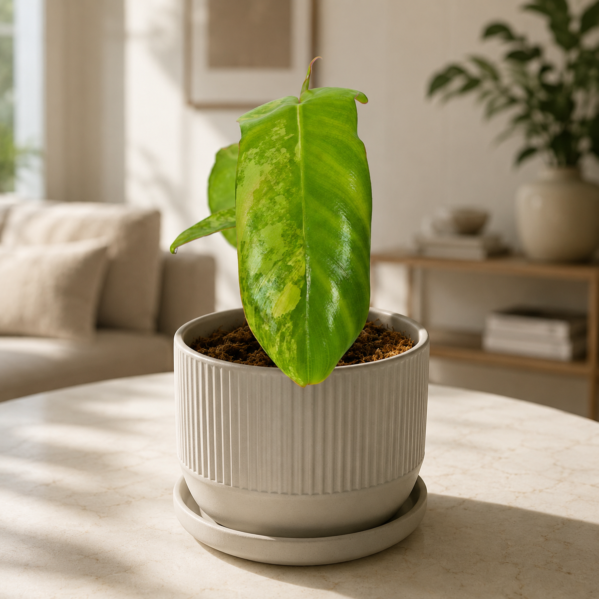 Variegated Florida X Paraiso Verde Philodendron plant
